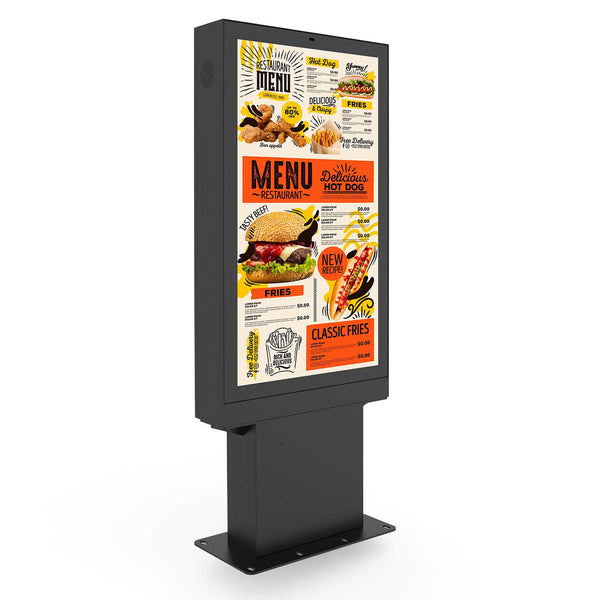 Outdoor Digital Menu Boards with 2500nits Brightness and IP65 Waterproof | 360SPB®